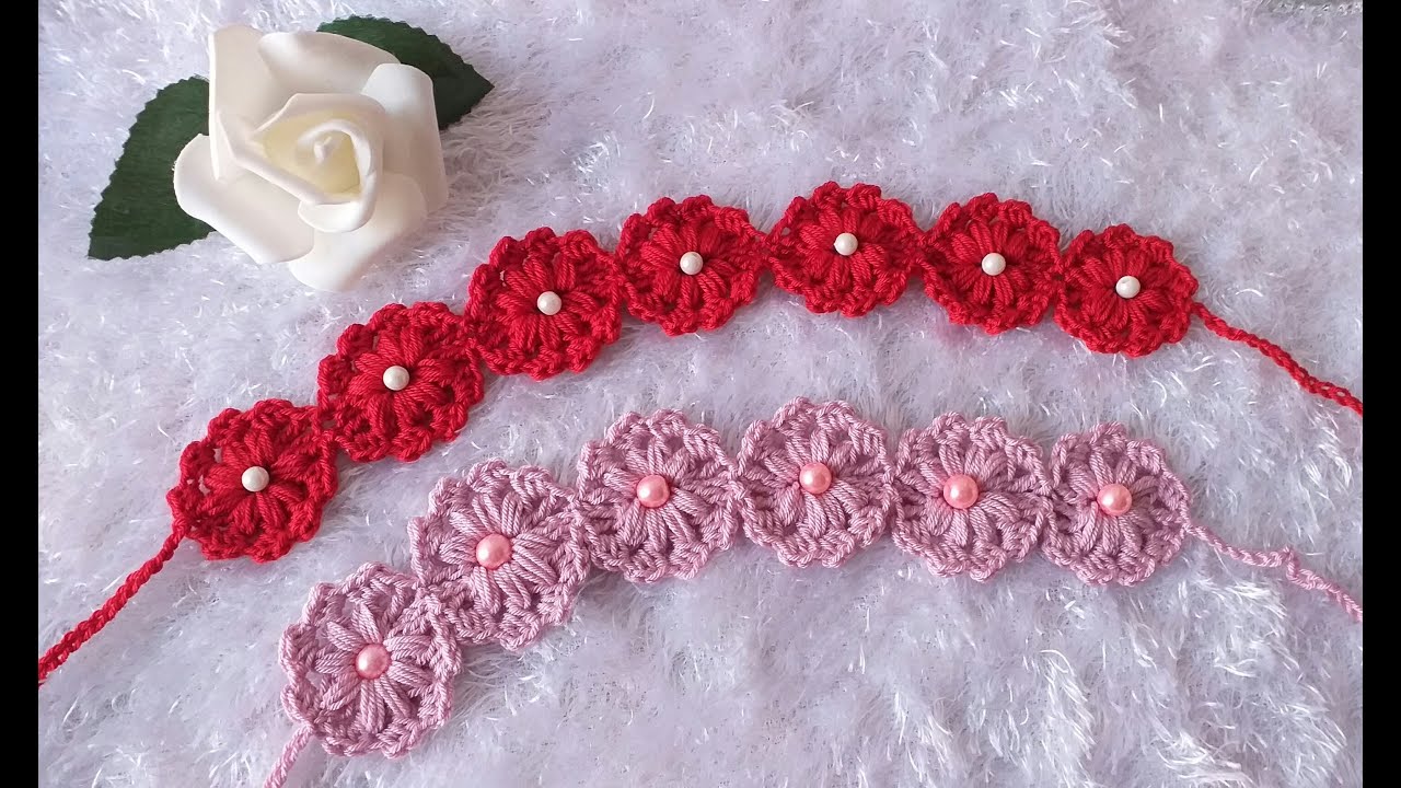 كروشيه سورتيت / رابطة شعر كروشيه للعيد How to crochet a headband