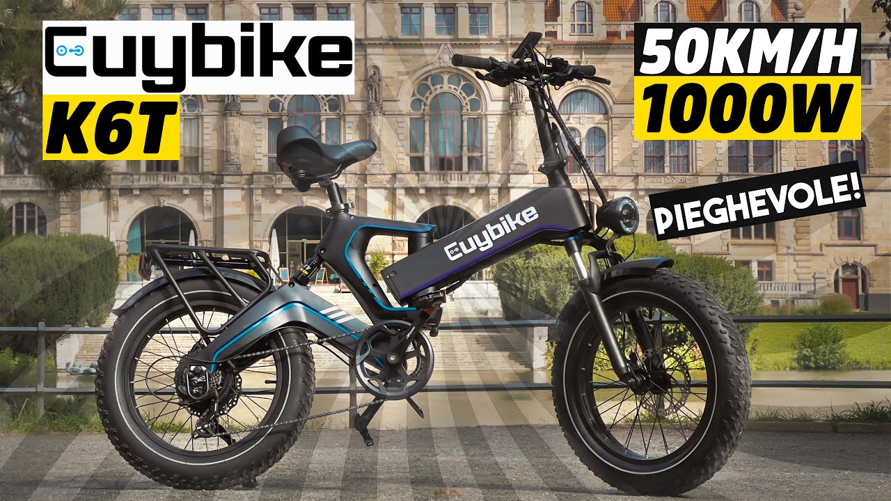 QUESTA E-BIKE PIEGHEVOLE ti SORPRENDERÀ - EUYBIKE K6T (K6 PLUS) 1000w Test Ride