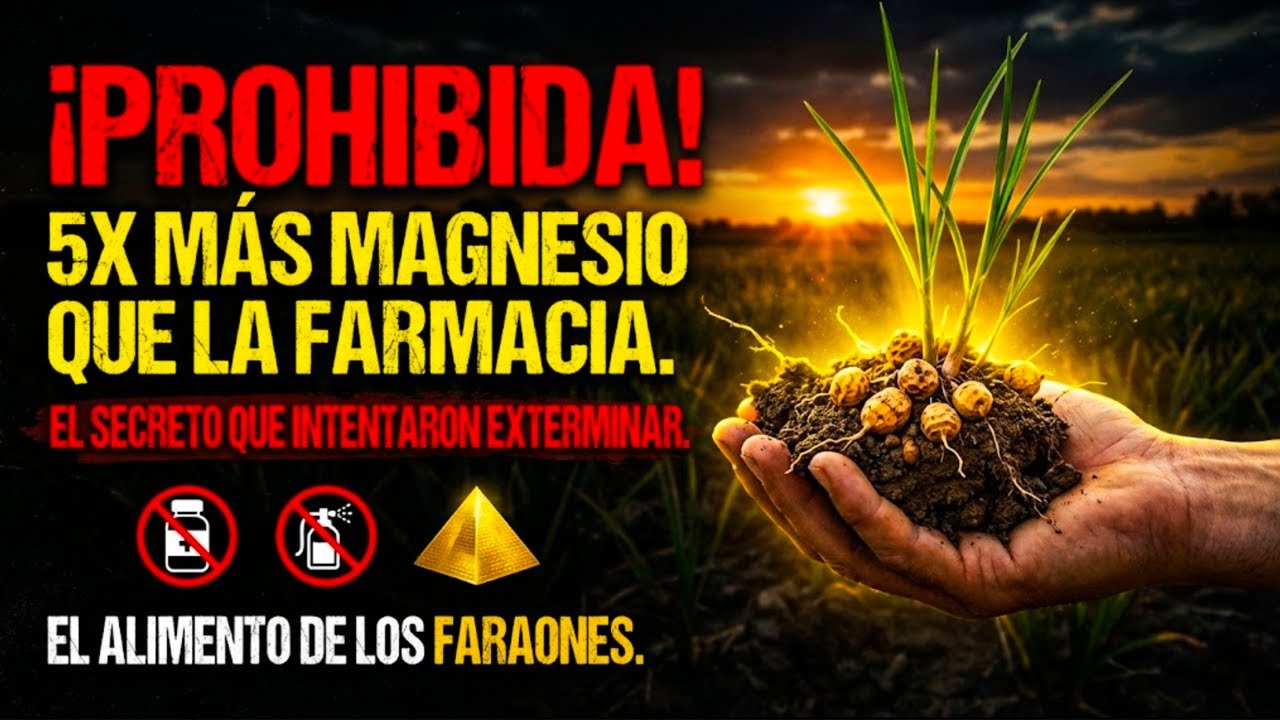 Tira tus Suplementos. Esta "Maleza" tiene 5X MÁS Magnesio y Crece GRATIS.