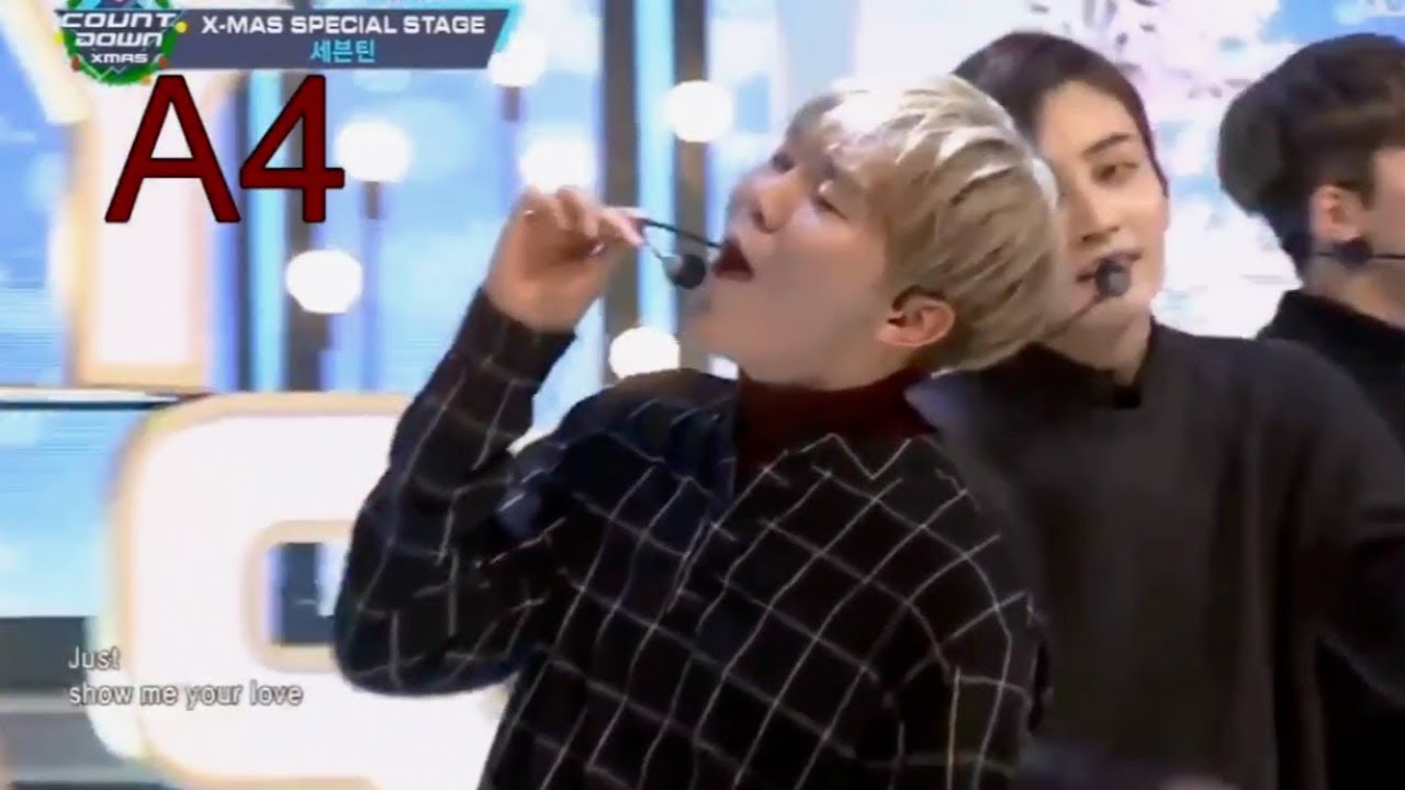 Boo Seungkwan (SEVENTEEN) A4 Belts Singing Compilation 부승관 (세븐틴)