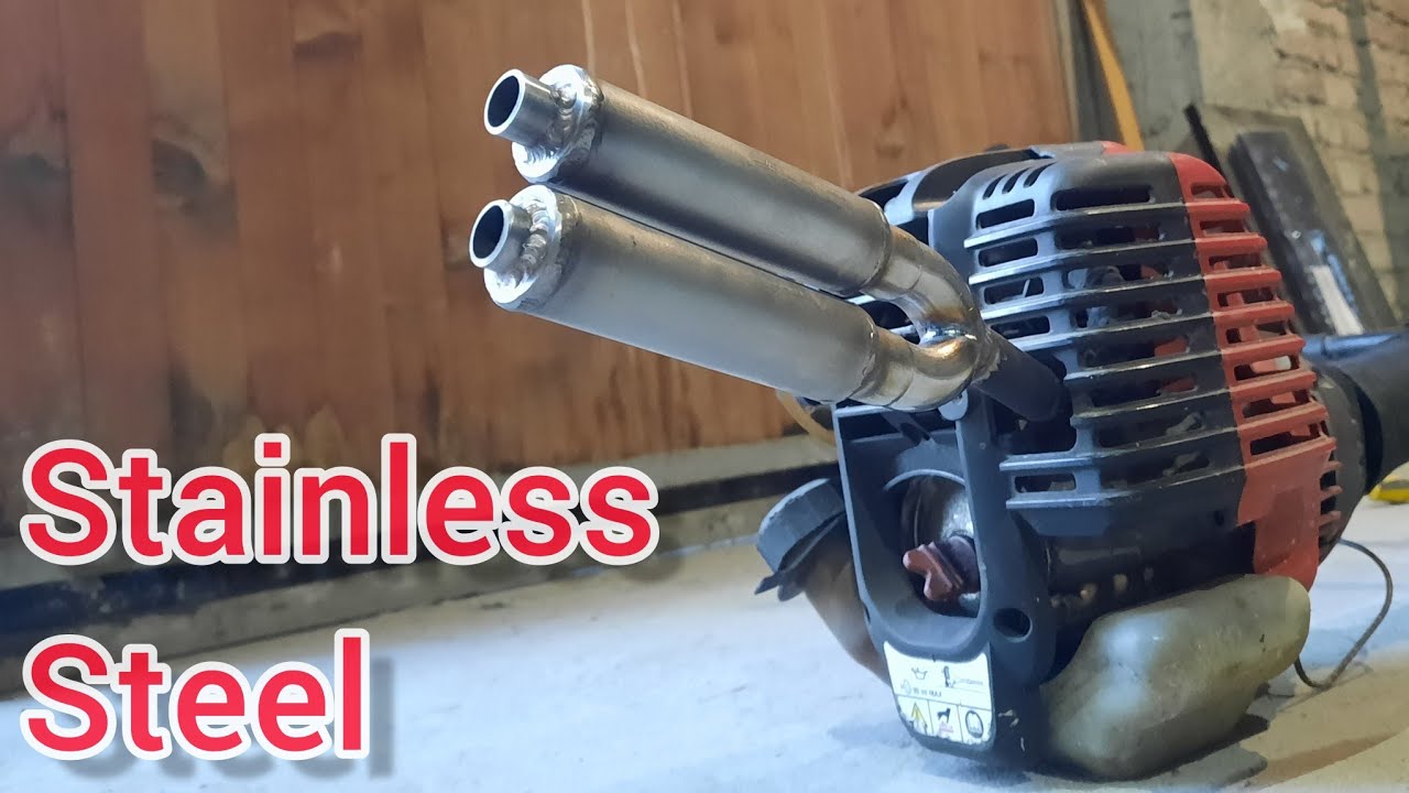 Homemade Exhaust Muffler for Trimmer