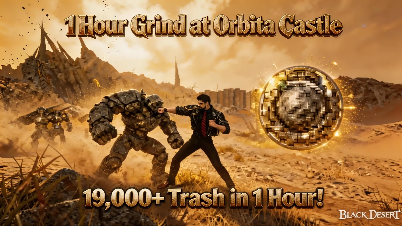Chill Grind & Loot 1 Hour in Orbita Castle | Musa Awakening | Black Desert (2lvl+Agris)