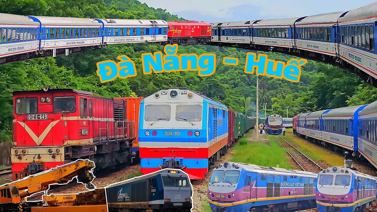 Ngắm Các Chuyến Tàu Hỏa Ở Tp Đà Nẵng Và Tp Huế Bằng Cách Đi Tàu Di Sản HĐ2, Nốt Chuyến Này Về ĐKN 👇