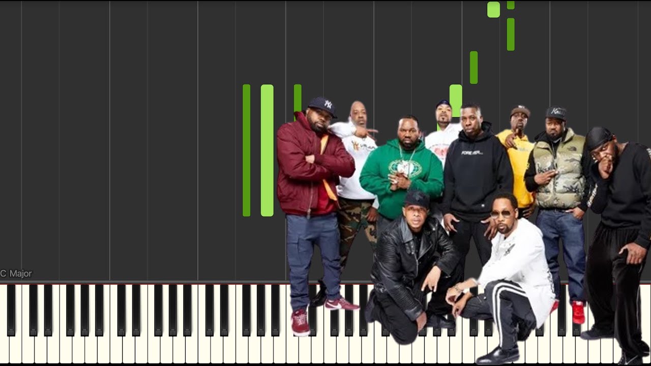 How to play: Wu-Tang Clan - C.R.E.A.M. (Piano Tutorial)