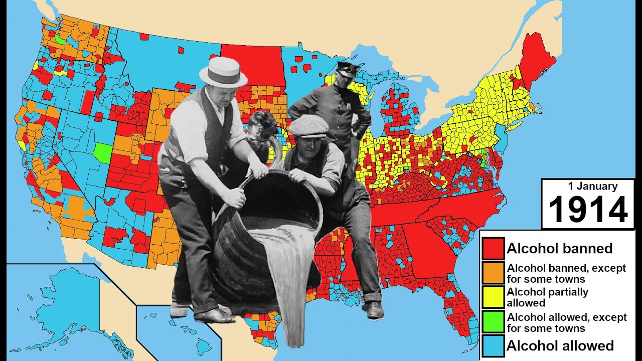 Alcohol prohibition in the United States: 1880 &ndash; 2025