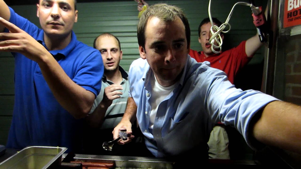 Taking over a gyro food stand in Columbus Ohio [drunk]