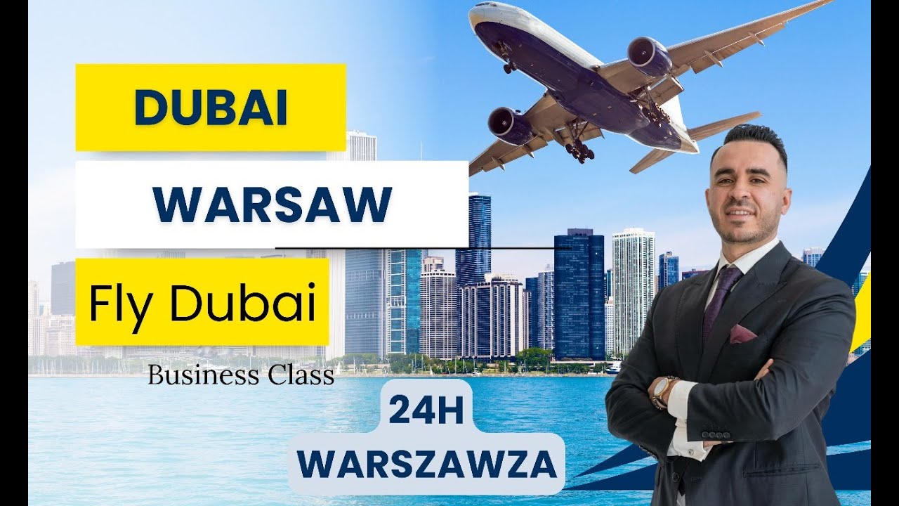 Crazy 24 Hours From Dubai To Warsaw | FlyDubai Business Class Review and Client Meeting