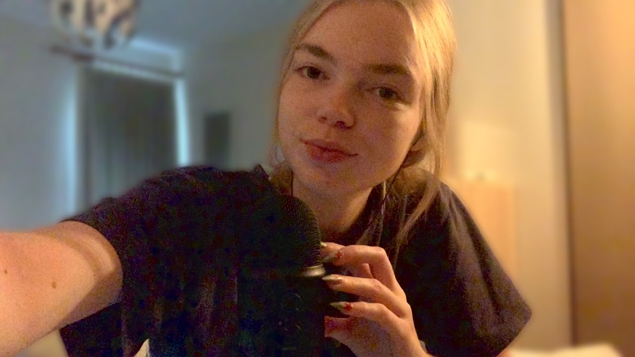 ASMR | scratching and tapping on the RIM of the mic