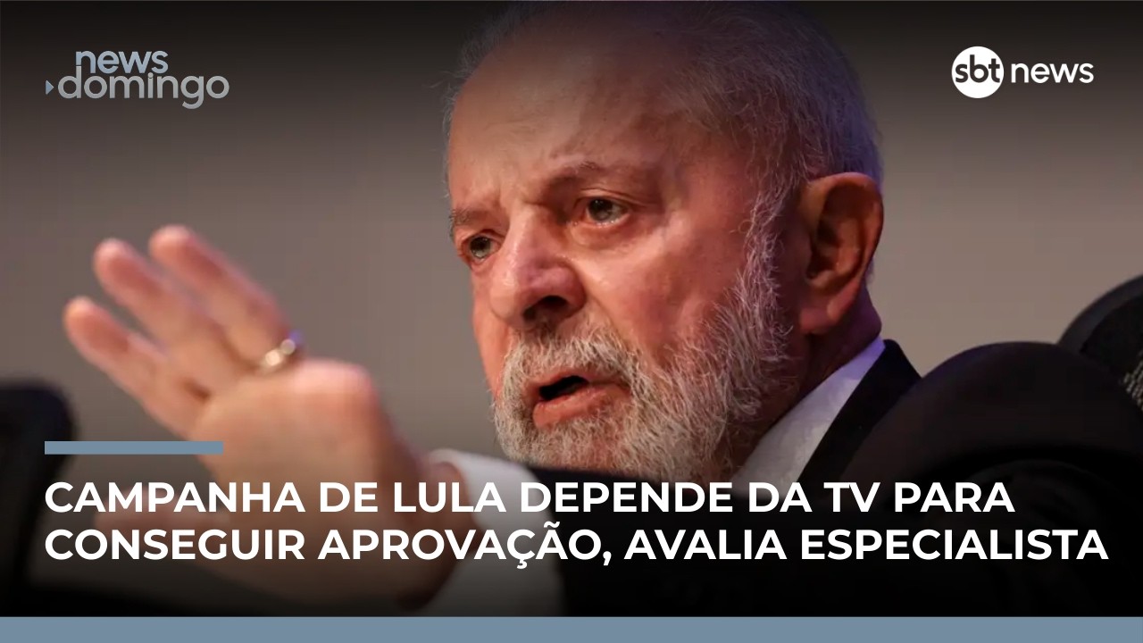 Lula depende da TV para conseguir aprovação do eleitor, avalia especialista | #NewsDomingo