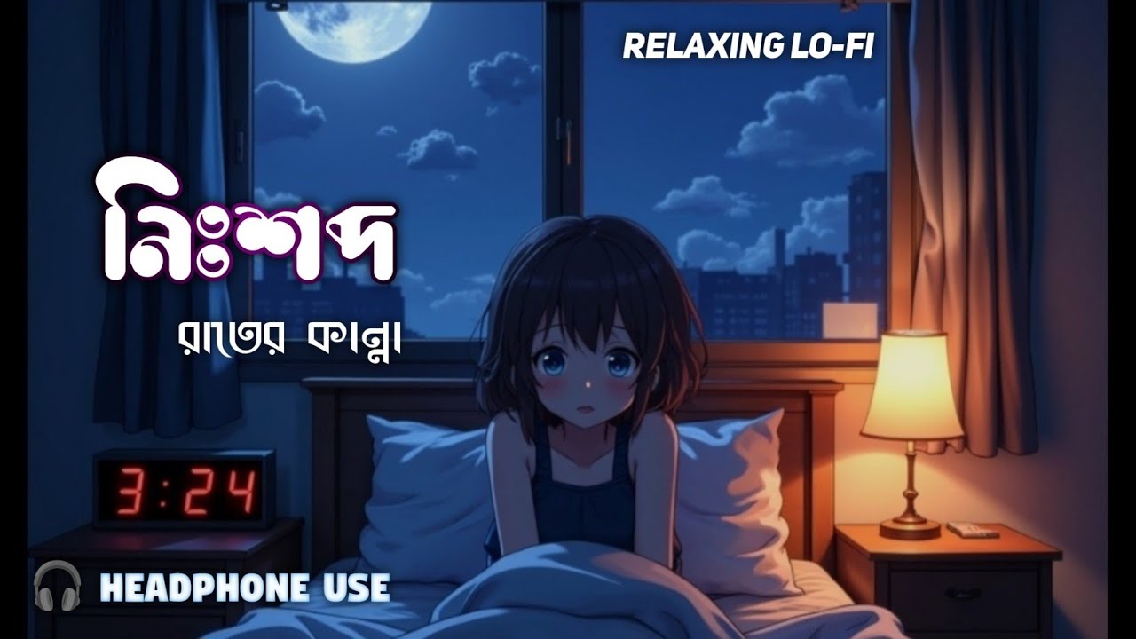 নিঃশব্দ রাতের কান্না 🎧 New bengali Lofi Mix 💔 Sad Song Relaxing LO-FI Mix 🎶 Night LO-FI Music 