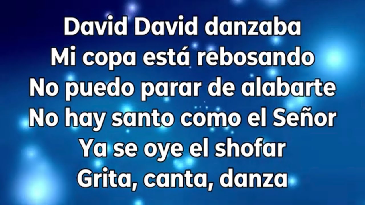Cadena de coros- David David danzaba (pista/karaoke/acordes) tono mujer