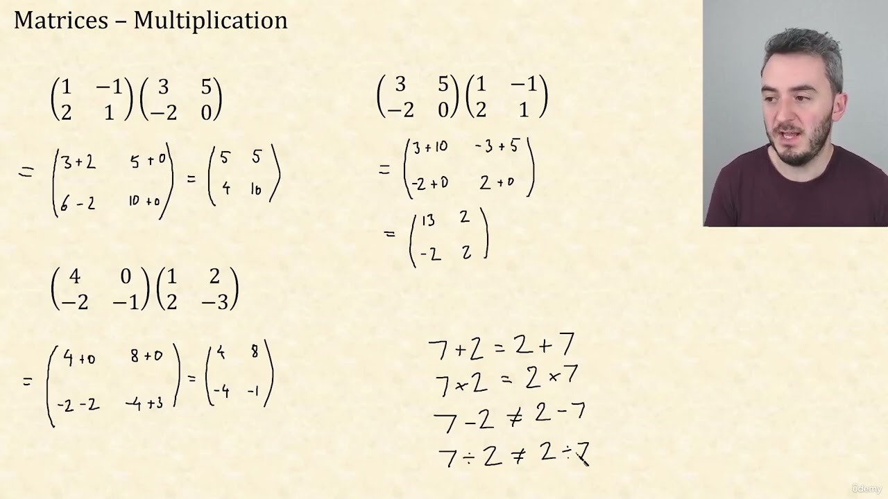 3 - Multiplication of Matrices | CIE A Level Further Pure Mathematics 1 9231