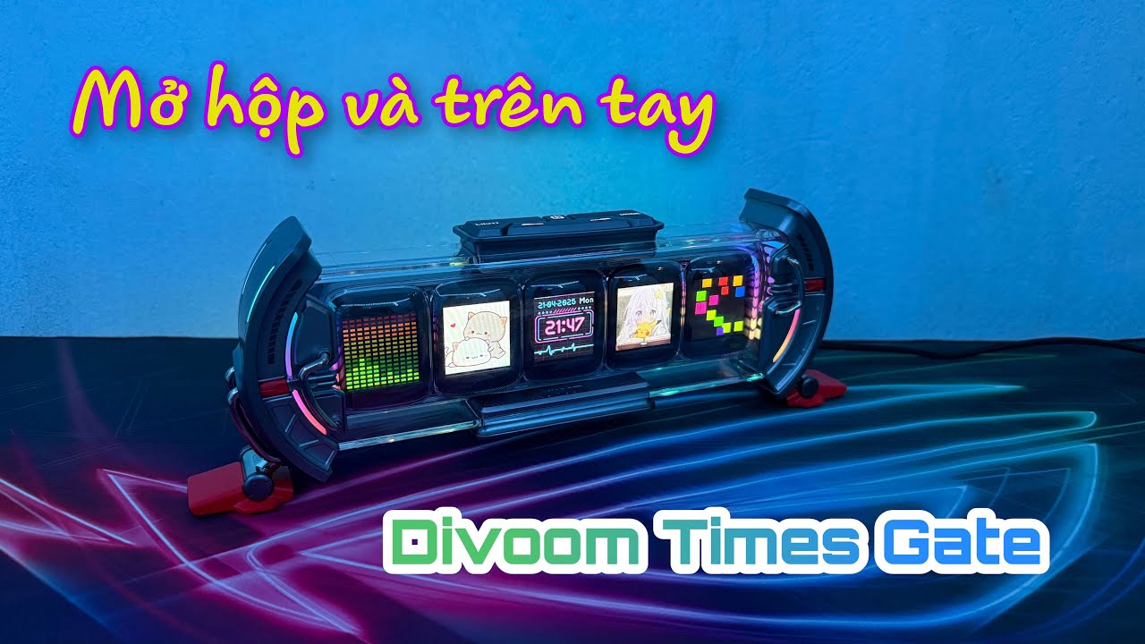 Mở hộp và trên tay Divoom Times Gate | Món đồ công nghệ mà anh em nghiện decor nào cũng thích