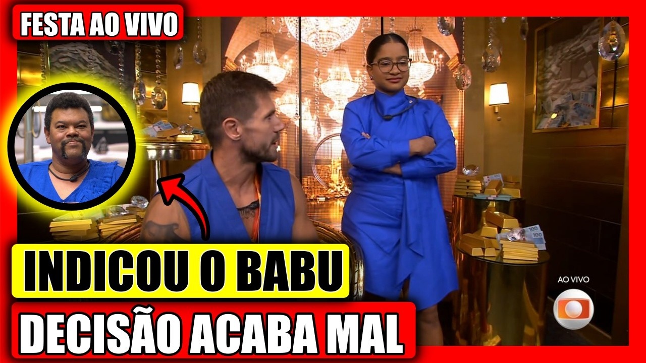 🔥 POR ESSA NINGUÉM ESPERAVA! BABU NO PAREDÃO, MILENA DITA NOMES E JONAS ESCOLHE BABU BBB 26 AO VIVO