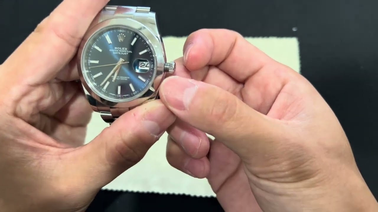 Как завести и настроить часы Rolex Datejust