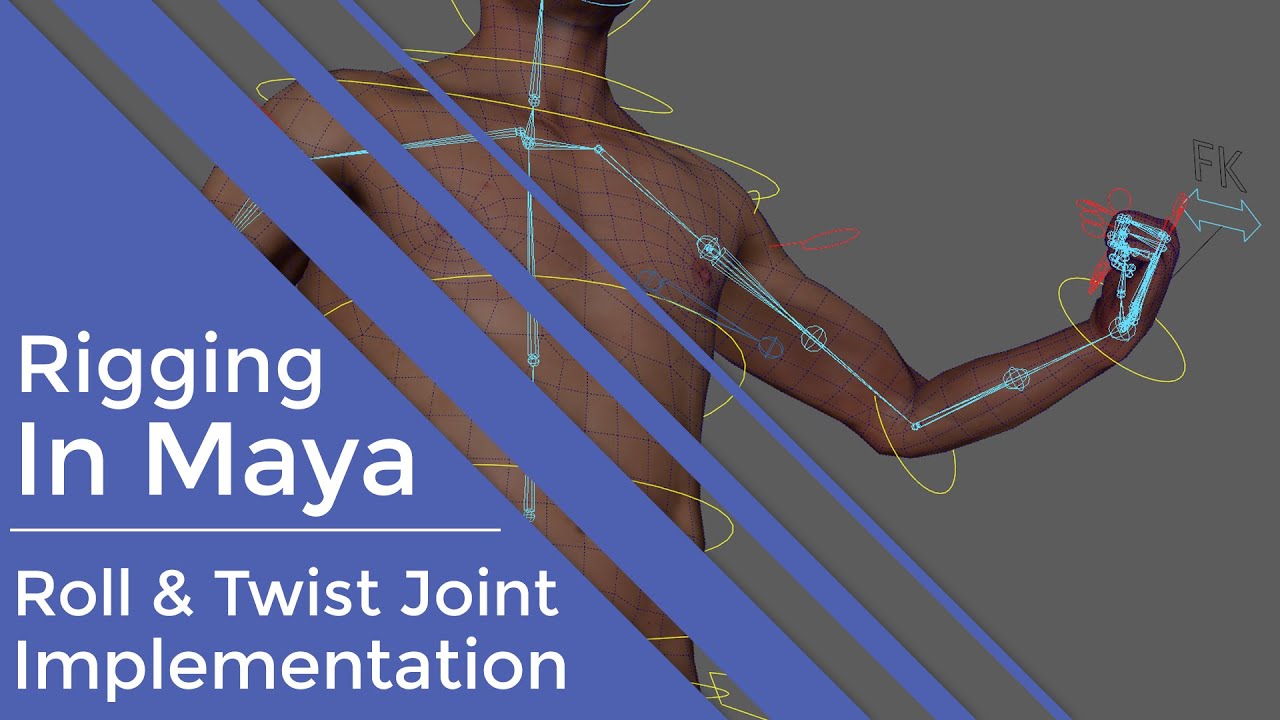 #RiggingInMaya | Part 10 | Intermediate | Roll & Twist Joints