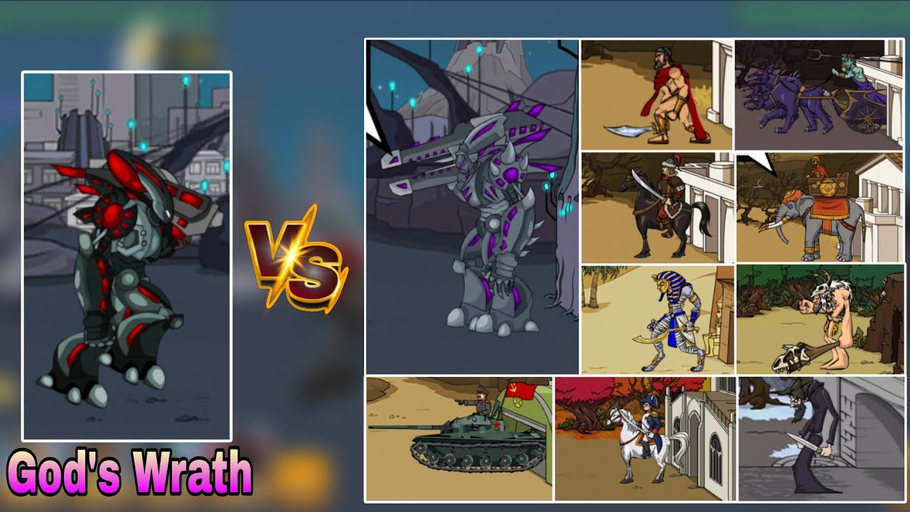 Age of War 2 – God’s Wrath vs All Bosses | Epic Challenge & Ultimate Gameplay