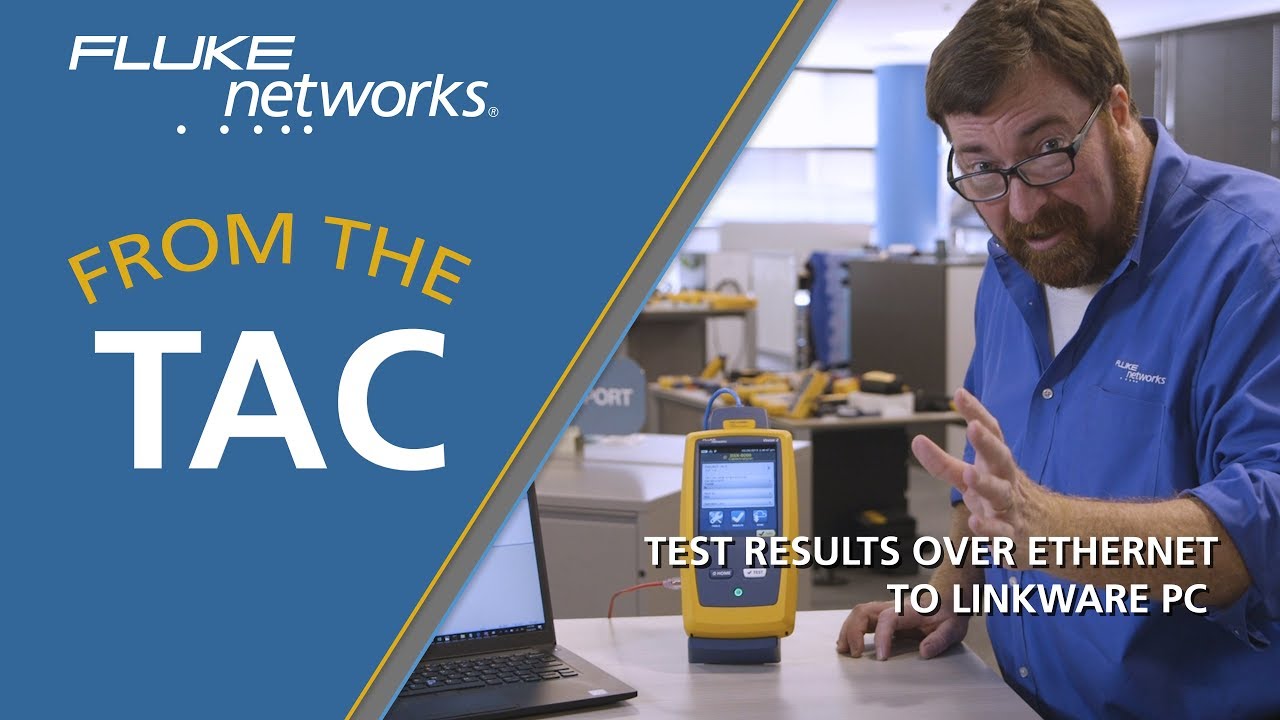 Downloading Versiv&trade; Test Results Over Ethernet to LinkWare PC  By Fluke Networks