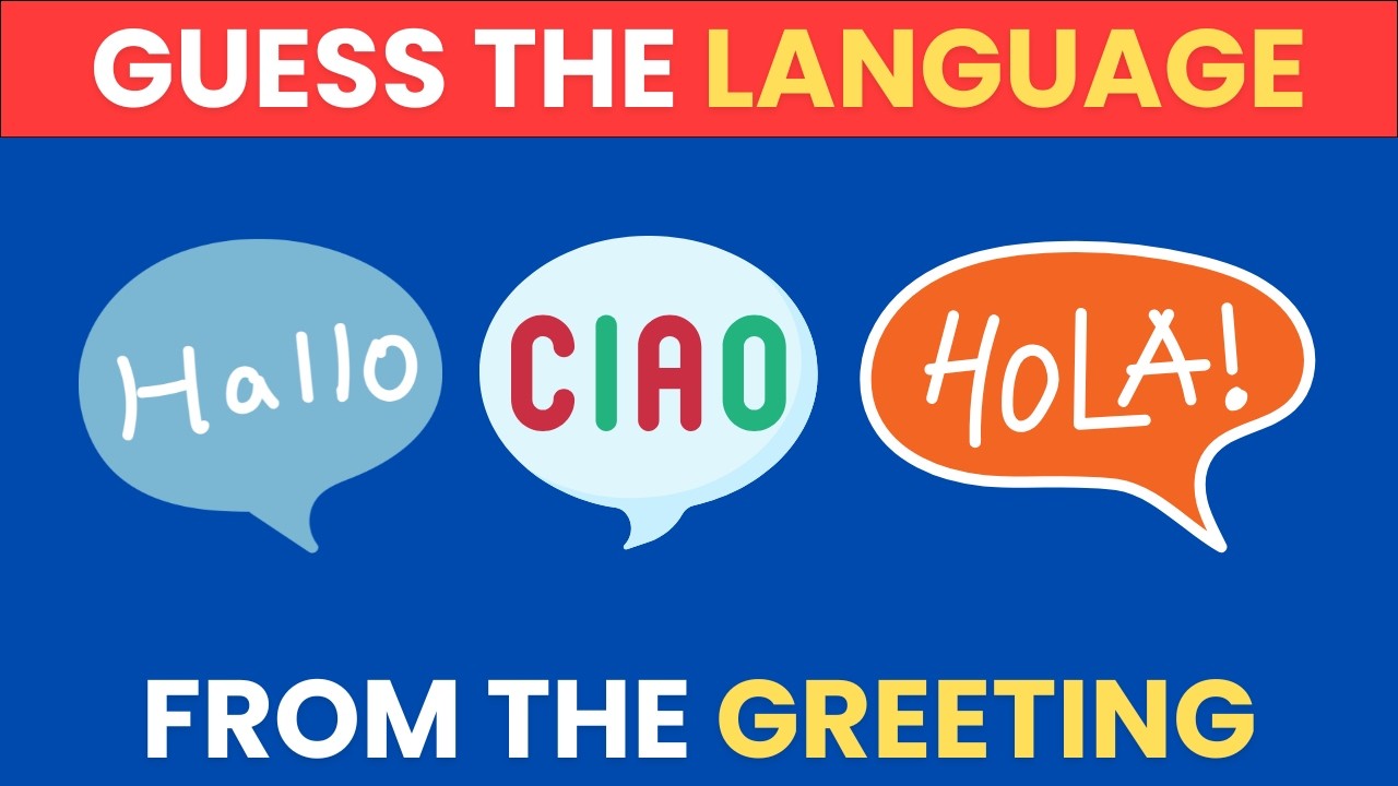 Guess the Language in 5 Seconds! | Language Quiz