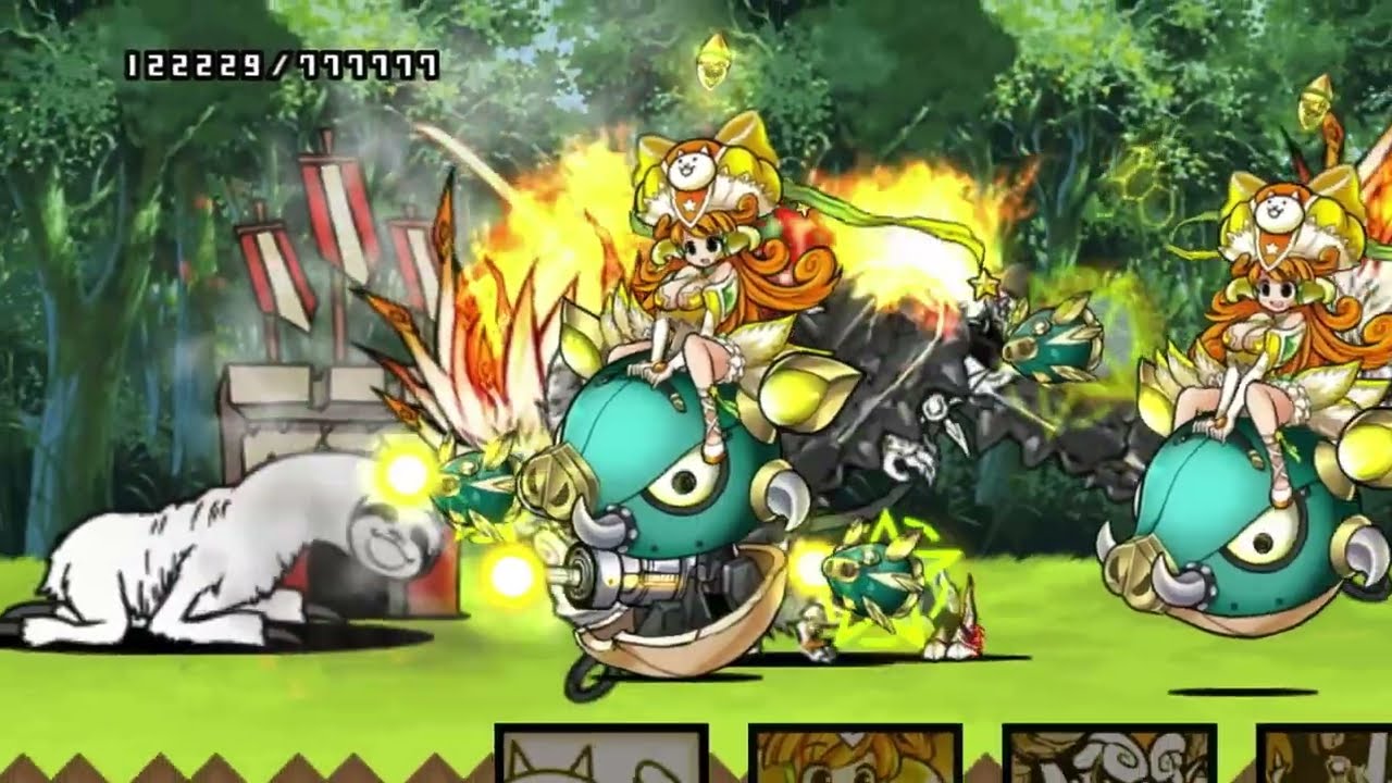 貓咪大戰爭 女帝飛來 (深淵關卡 ) #battlecats #games