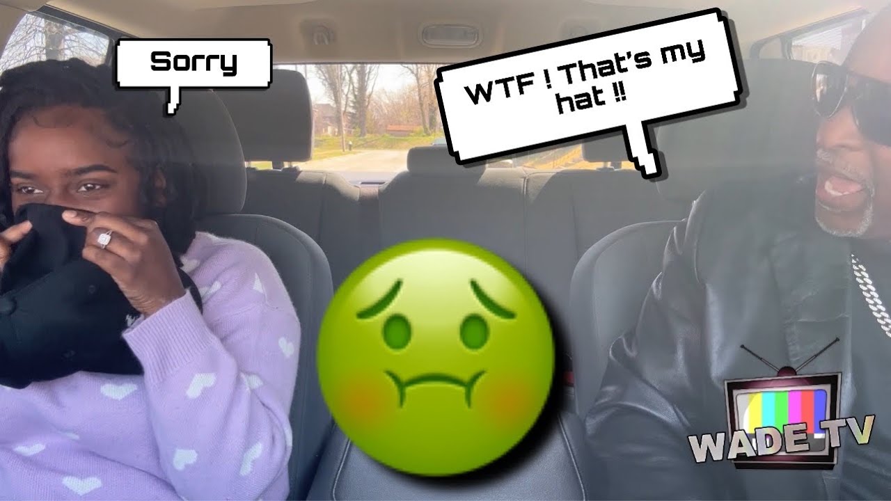 BLOWING MY NOSE IN MY DAD HAT PRANK *HILARIOUS*