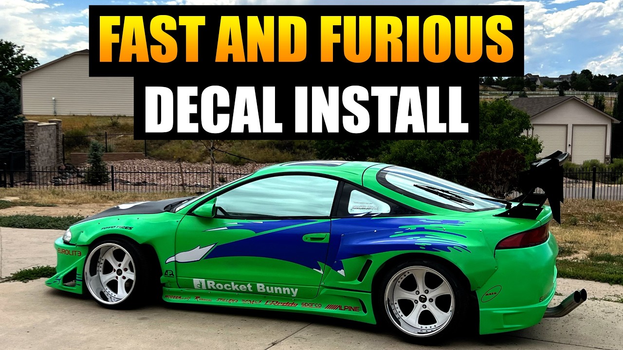 Widebody Eclipse gets Fast and Furious Decals!