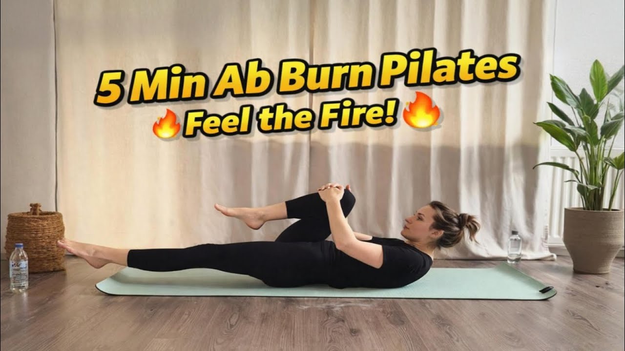 5 Min Ab Burn Pilates – Feel the Fire in Your Core!
