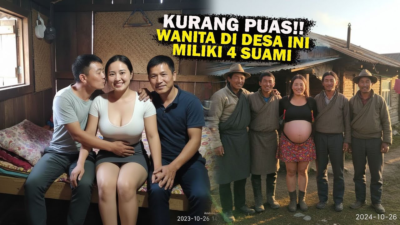 KEHIDUPAN DI TIBET❗️SATU WANITA MENIKAH DENGAN 4 SUAMI SEKALIGUS! TRADISI POLIANDRI YANG MENGEJUTKAN