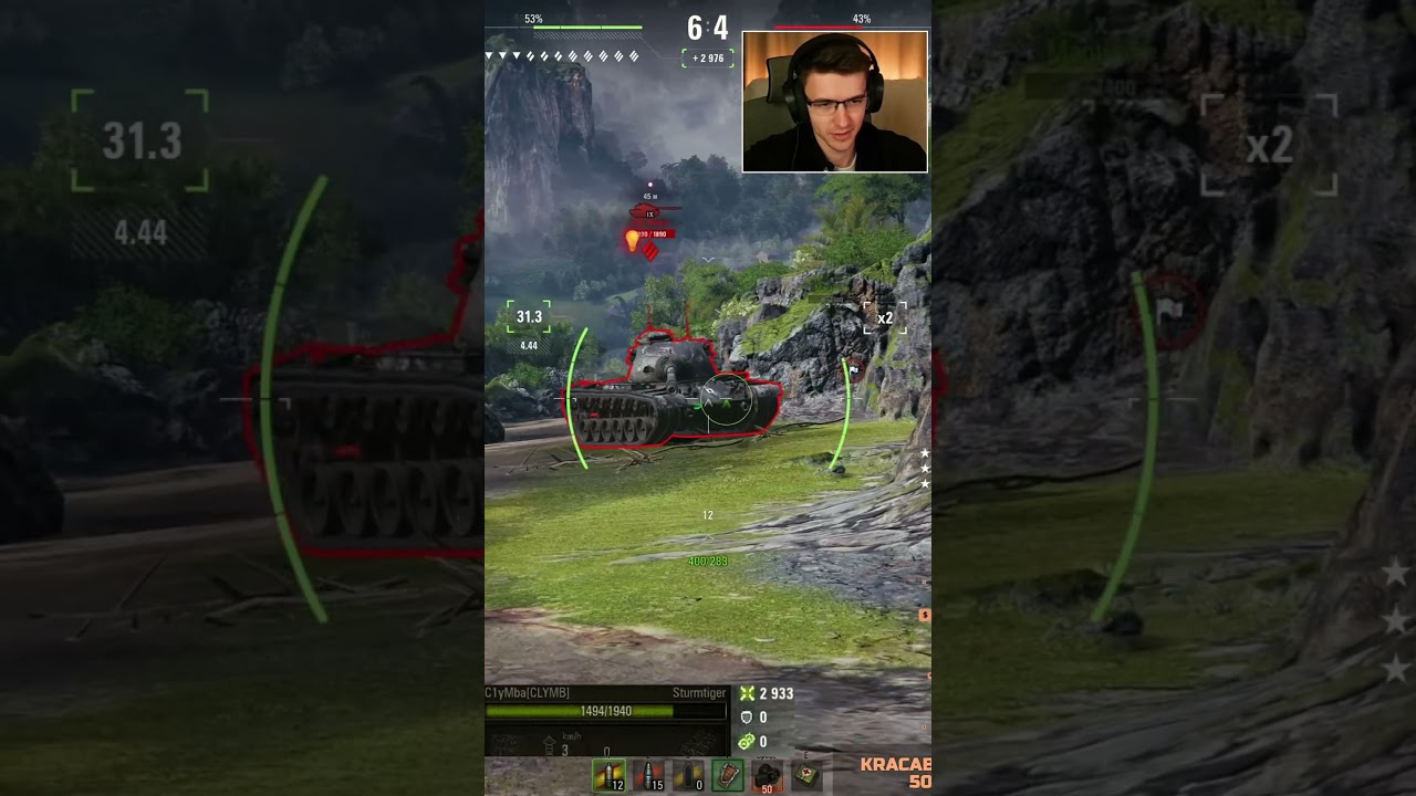 STURMTIGER ЛУЧШИЙ БОЙ У КЛУМБЫ ПО УРОНУ #c1ymba #клумба #wot #миртанков #бабаха #штурмтигр