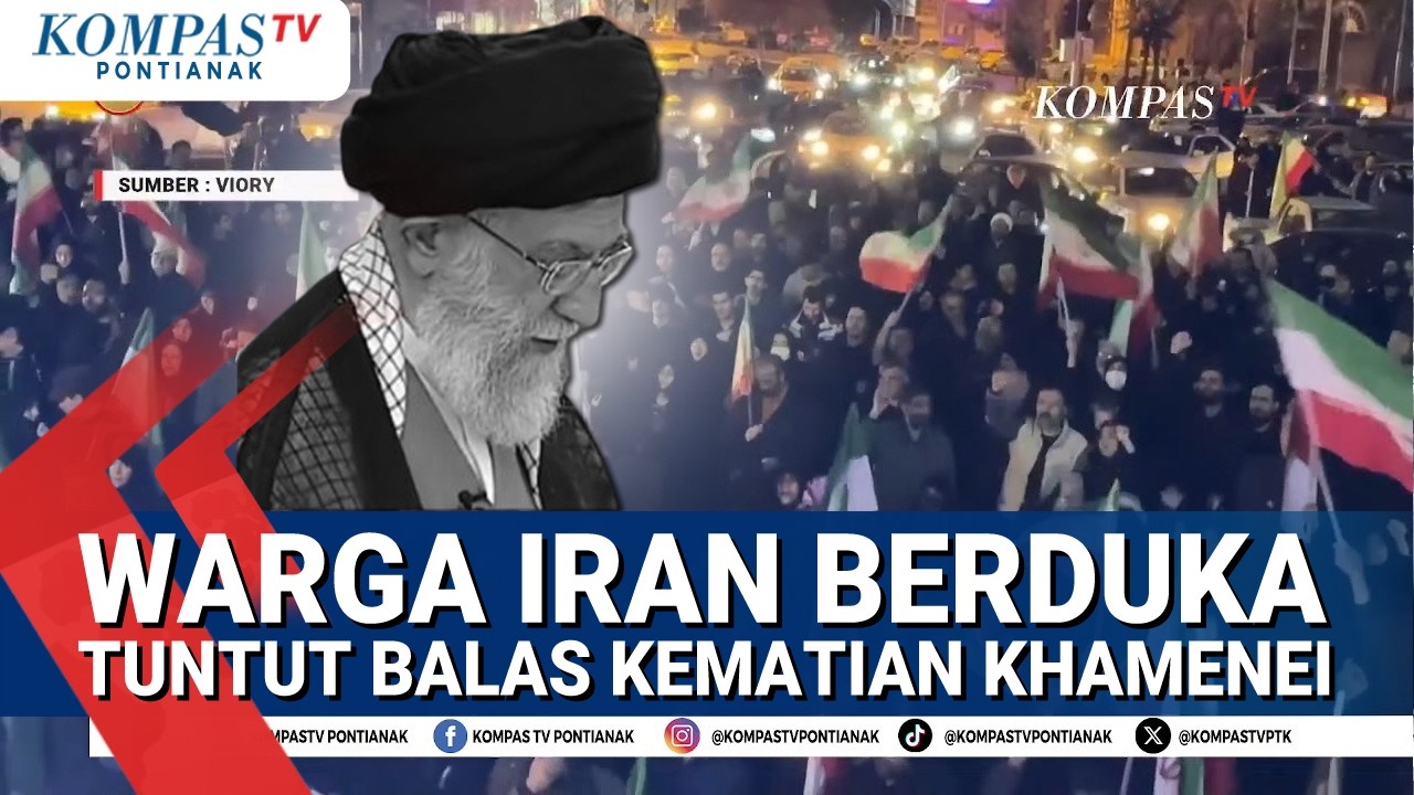 Warga Iran Berduka, Tuntut Balas Kematian Khamenei, Hizbullah Lebanon Bantu Iran Serang Israel