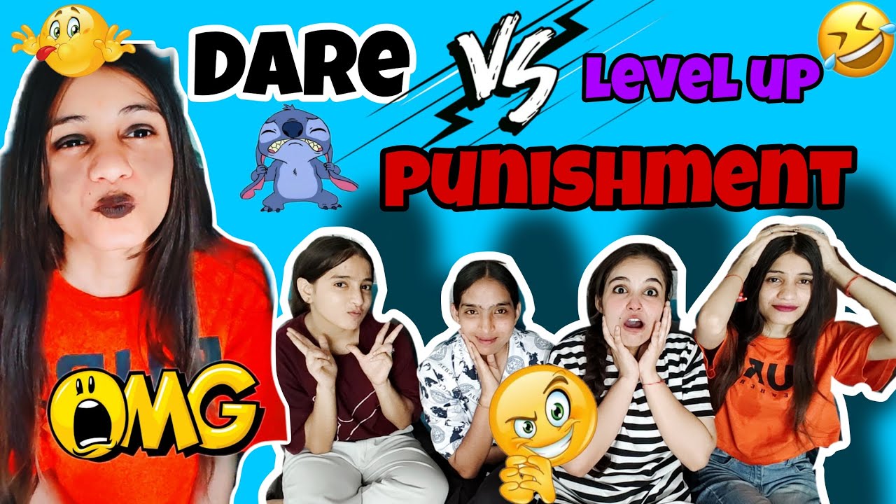 Dare VS Punishment level up challenge videos with sister challenge#tanwarsister#challenge#viralvideo