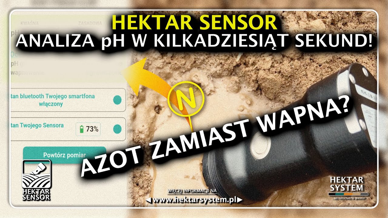 ANALIZA pH W KILKADZIESIĄT SEKUND | HEKTAR SENSOR