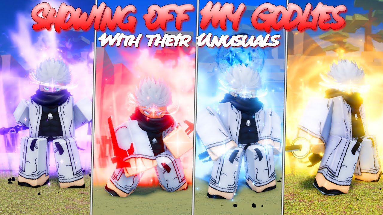 AUT | SHOWING OFF MY GODLIES WITH THEIR UNUSUAL SKINS | Gojo, Shanks, Cid, Kuro, Kars, Reaper
