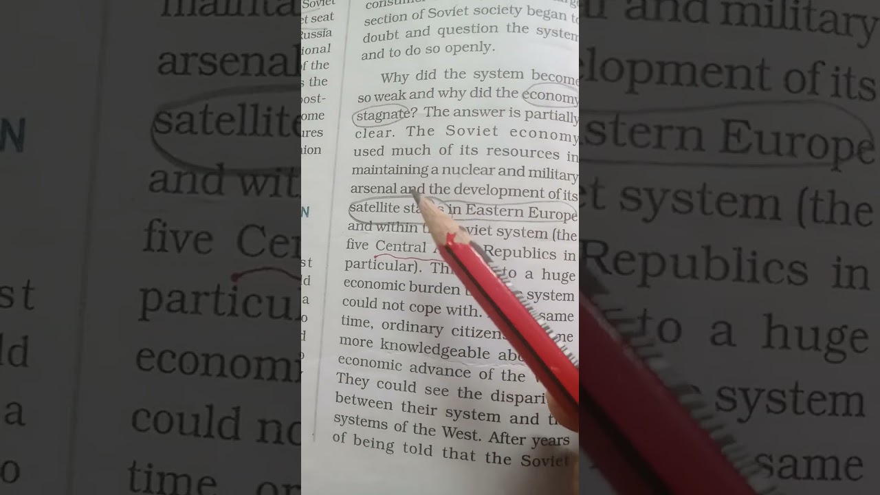 Ch1The end of bipolarity (why did soviet union disintegrate)