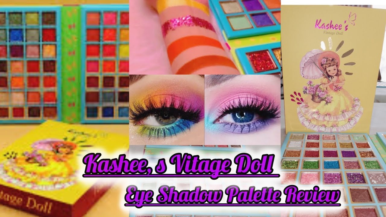 Kashee,s Vintage Doll Eye Shadow Palette Review Honestly || How To Order the Kashee, s Palette