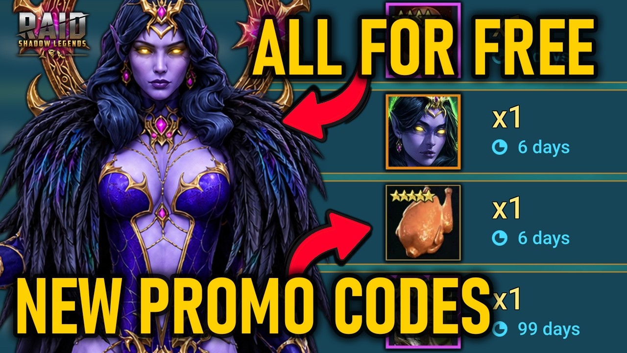 3 новых промокода в Raid: Shadow Legends (сентябрь 2026)