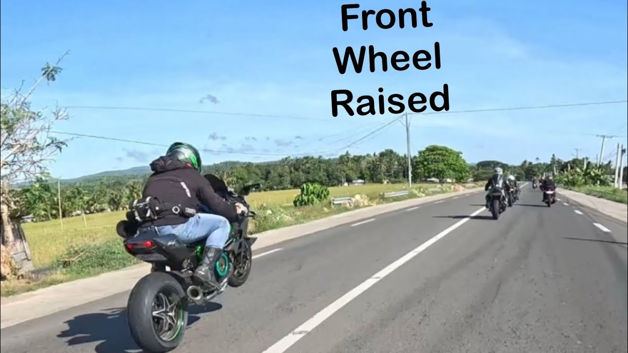 Year End Ride, nag wheelie.