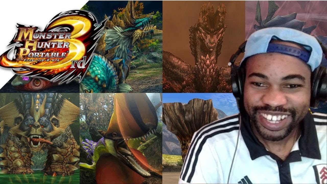 Monster Hunter Portable 3rd All Monster Intros Reaction