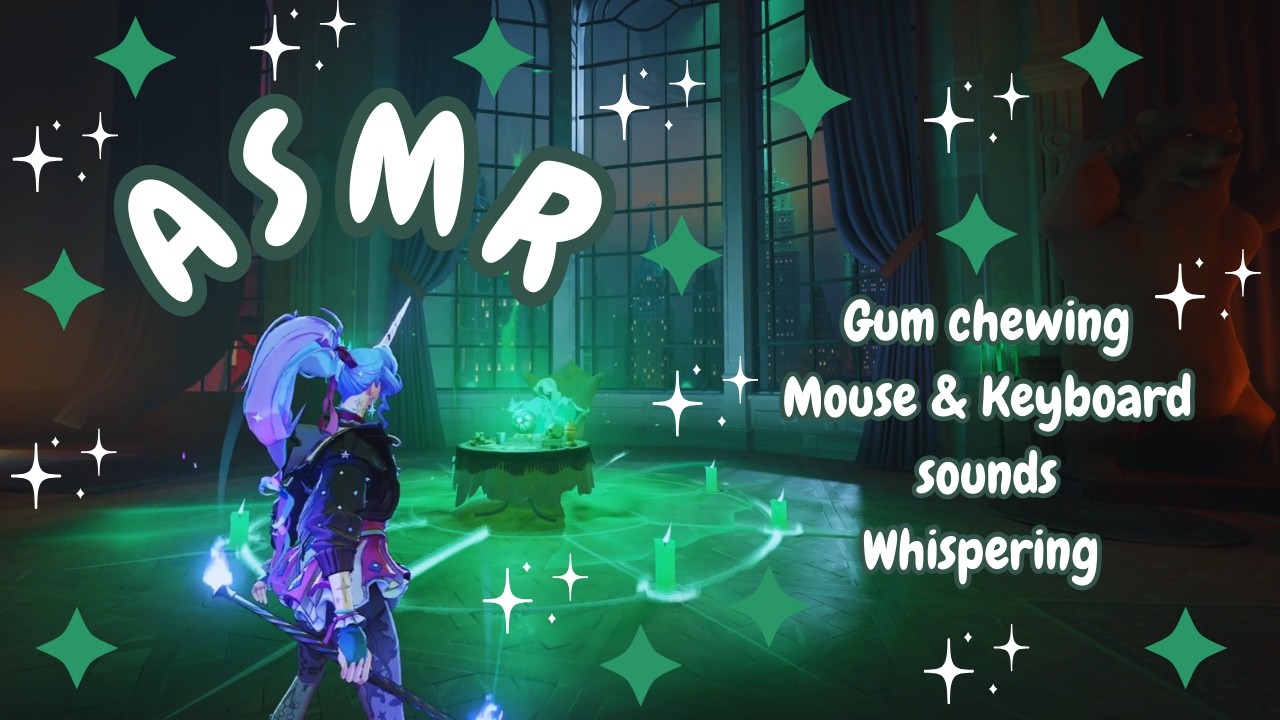 ASMR ᰔ Playing Deadlock ᰔ Gum Chewing, Mouse and Keyboard sounds !