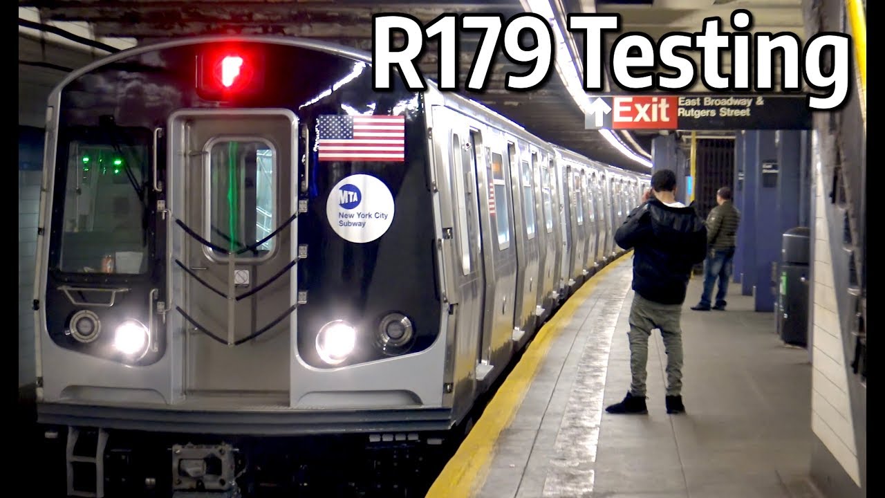 ⁴ᴷ New R179 Cars Simulated Stop Testing on the F and C Lines