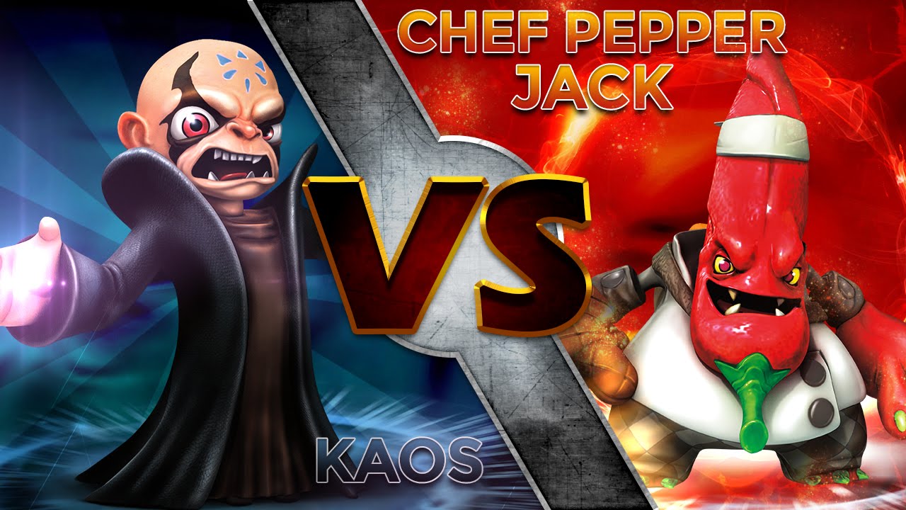 Skylanders Trap Team - Kaos Vs Chef Pepper Jack