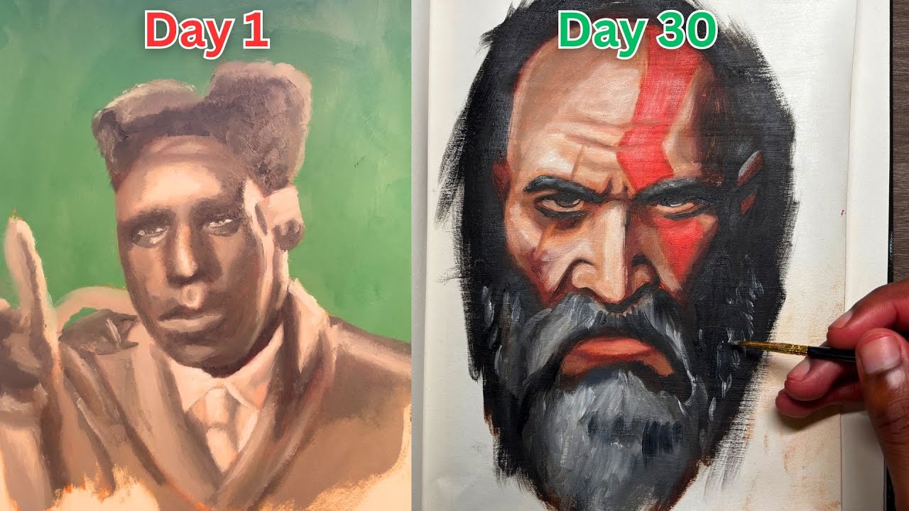 My Art Improved FAST: 30 Portraits in 30 Days