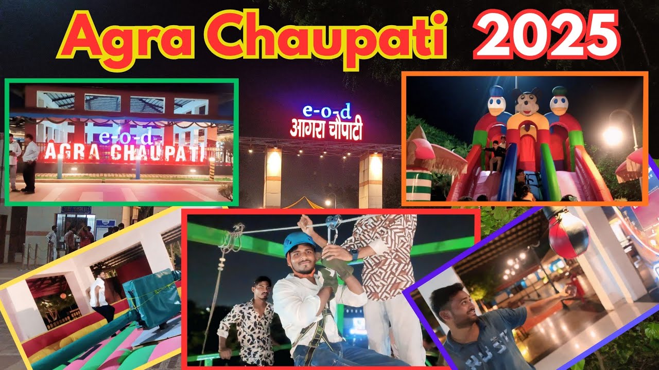Agra chaupati || New chaupati in Agra || Zonal park || आगरा चौटापी 👌👌|| 