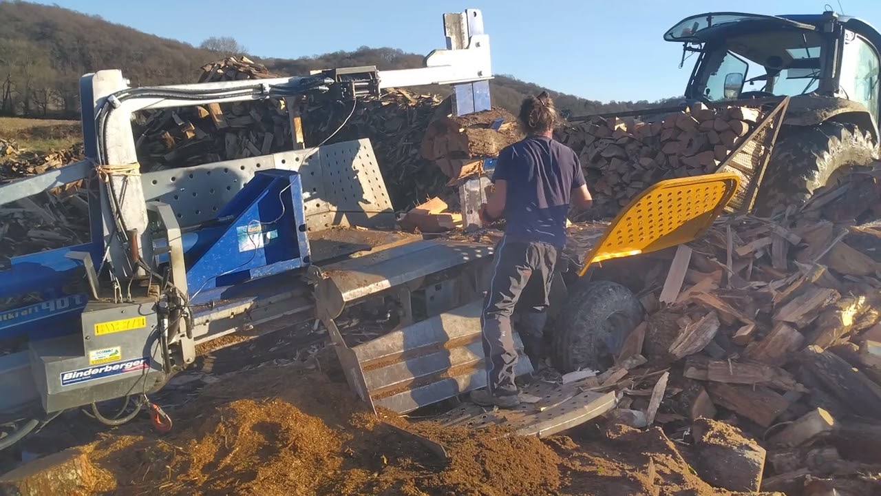 fendeuse binderberger 40t gigant coin 12 &eacute;clats