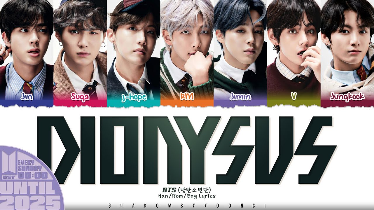 BTS (방탄소년단) 'DIONYSUS' Lyrics [Color Coded Han_Rom_Eng] | UNTIL 2025 #10