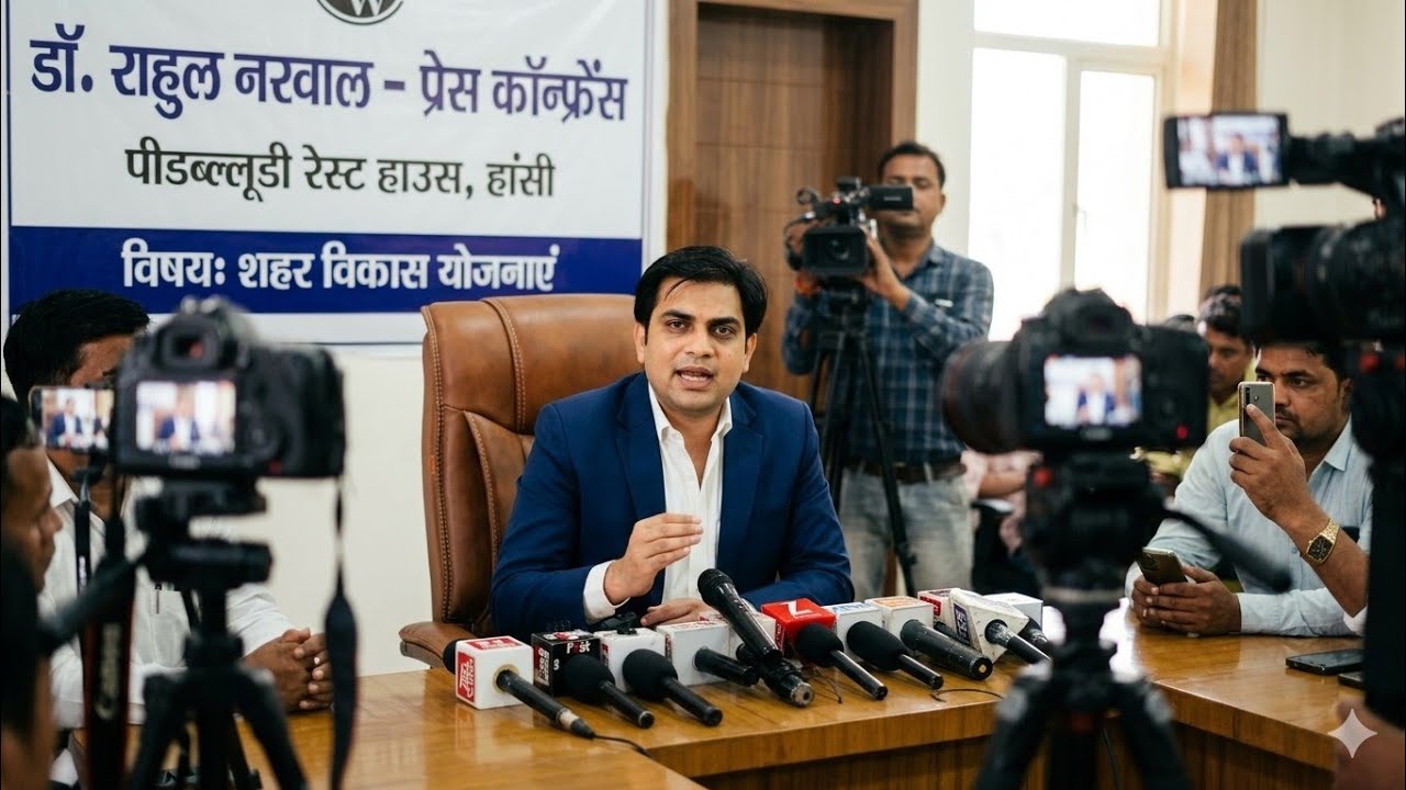 बदलेगी हांसी की तस्वीर: DC Dr. Rahul Narwal का देखिए क्या है'मॉडल जिला' विजन , क्या बोले