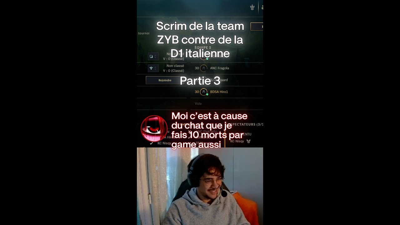 Masterclass de ragebait de la team ZYB