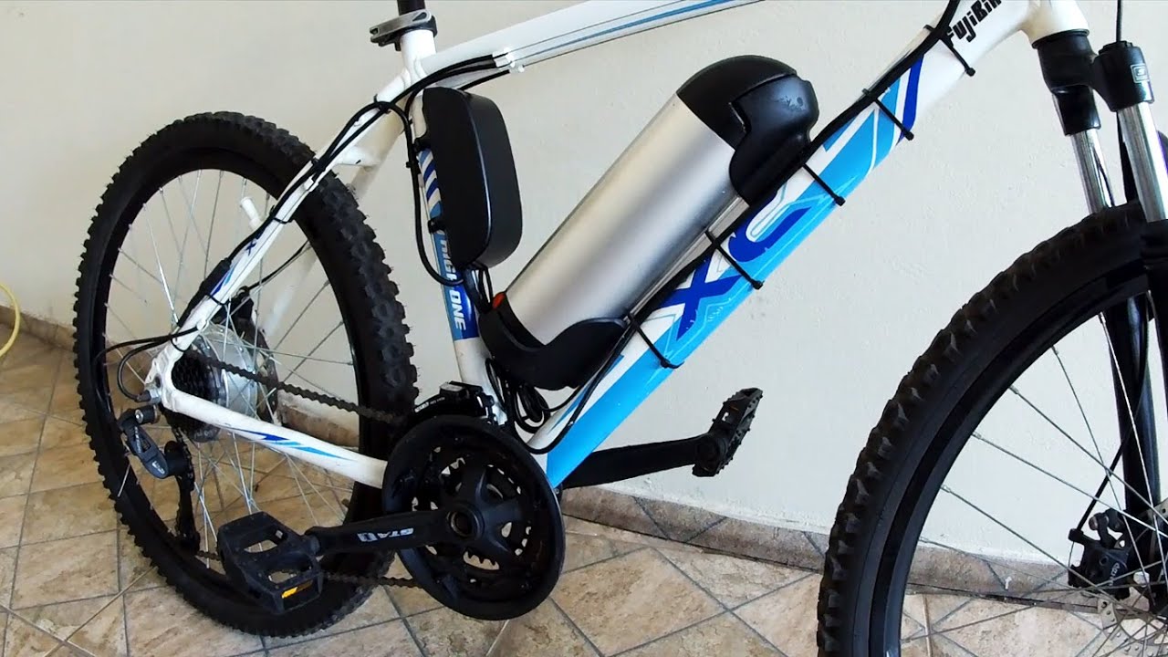Transformando uma bike simples em Elétrica | Kit de Conversão 350W