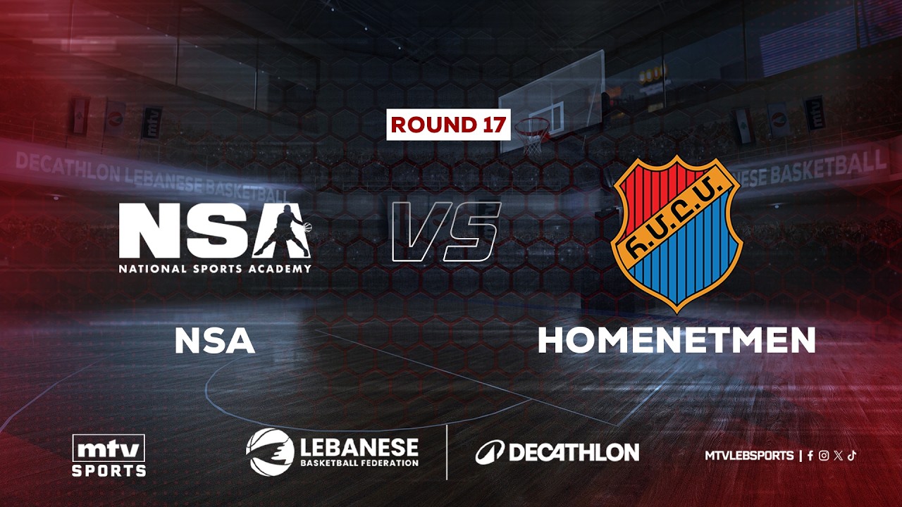 Dectahlon Lebanese Basketball Championship | Round 17 - NSA vs Homenetmen