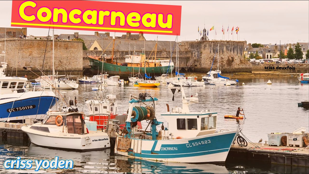 Port de Concarneau ; Bateau de Pêche ; Chalutier ; Petite Visite ; Finistère Sud ; Bretagne ; France